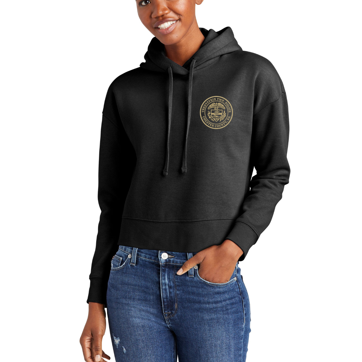 Cropped Hooded Sweatshirt