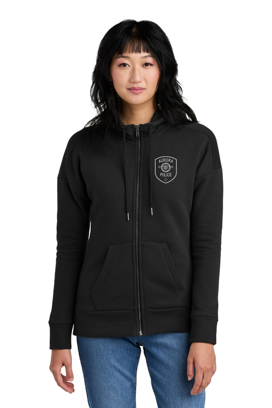 Women's Dropshoulder Full Zip Hoodie
