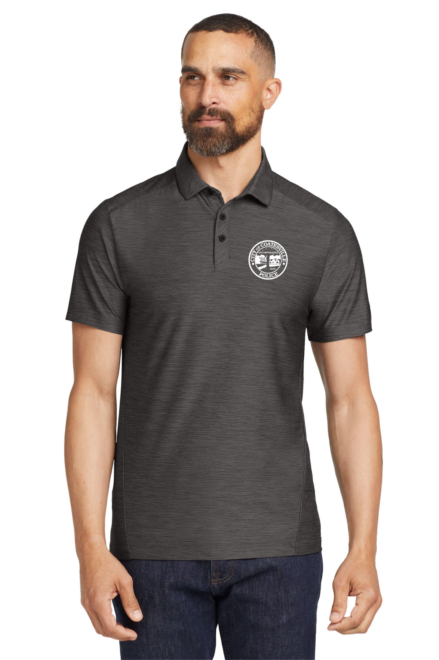 Heathered Performance Polo