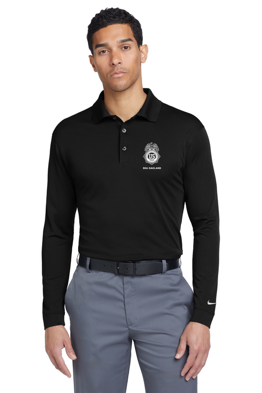 OAKLAND NIKE LONGSLEEVE POLO