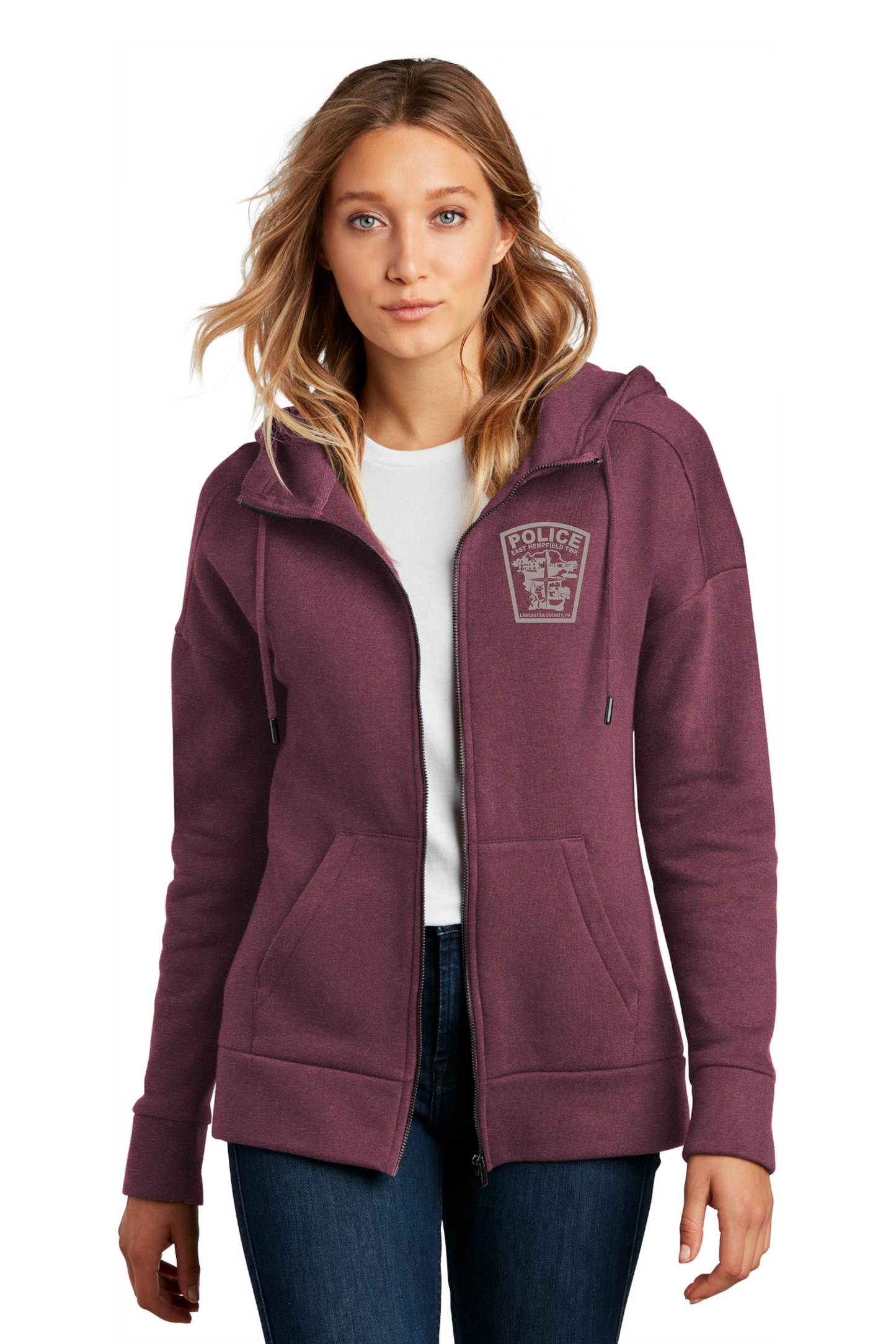 Women's Full Zip Hooded Sweatshirt