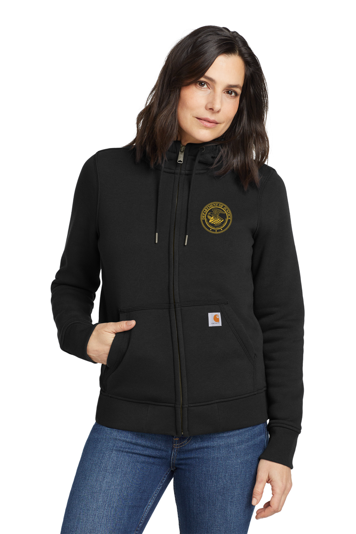 DOJ CARHARTT FULL ZIP HOODIE