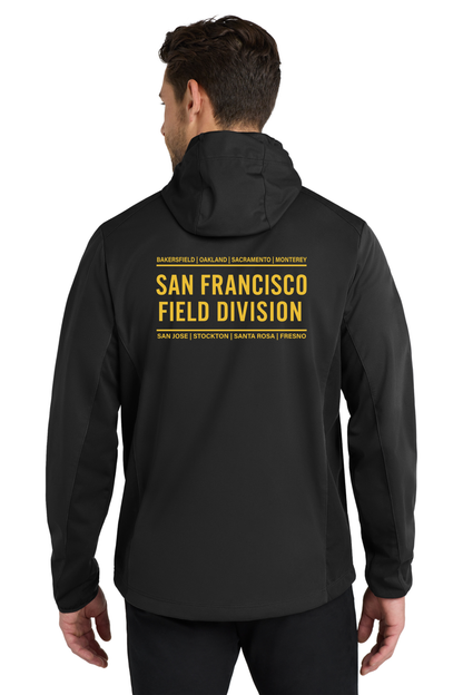 DOJ SOFT SHELL JACKET HOODED