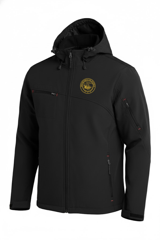 DOJ SOFT SHELL JACKET HOODED