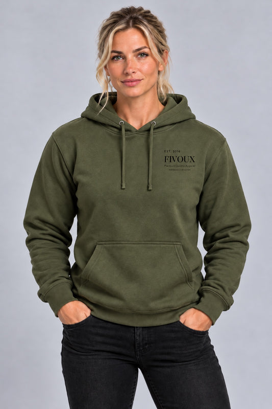 Fivoux Women's Everyday Hoodie — Classic product model photo